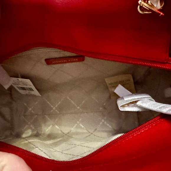 MICHAEL Michael Kors Red Structured Tote - Picture 10 of 13